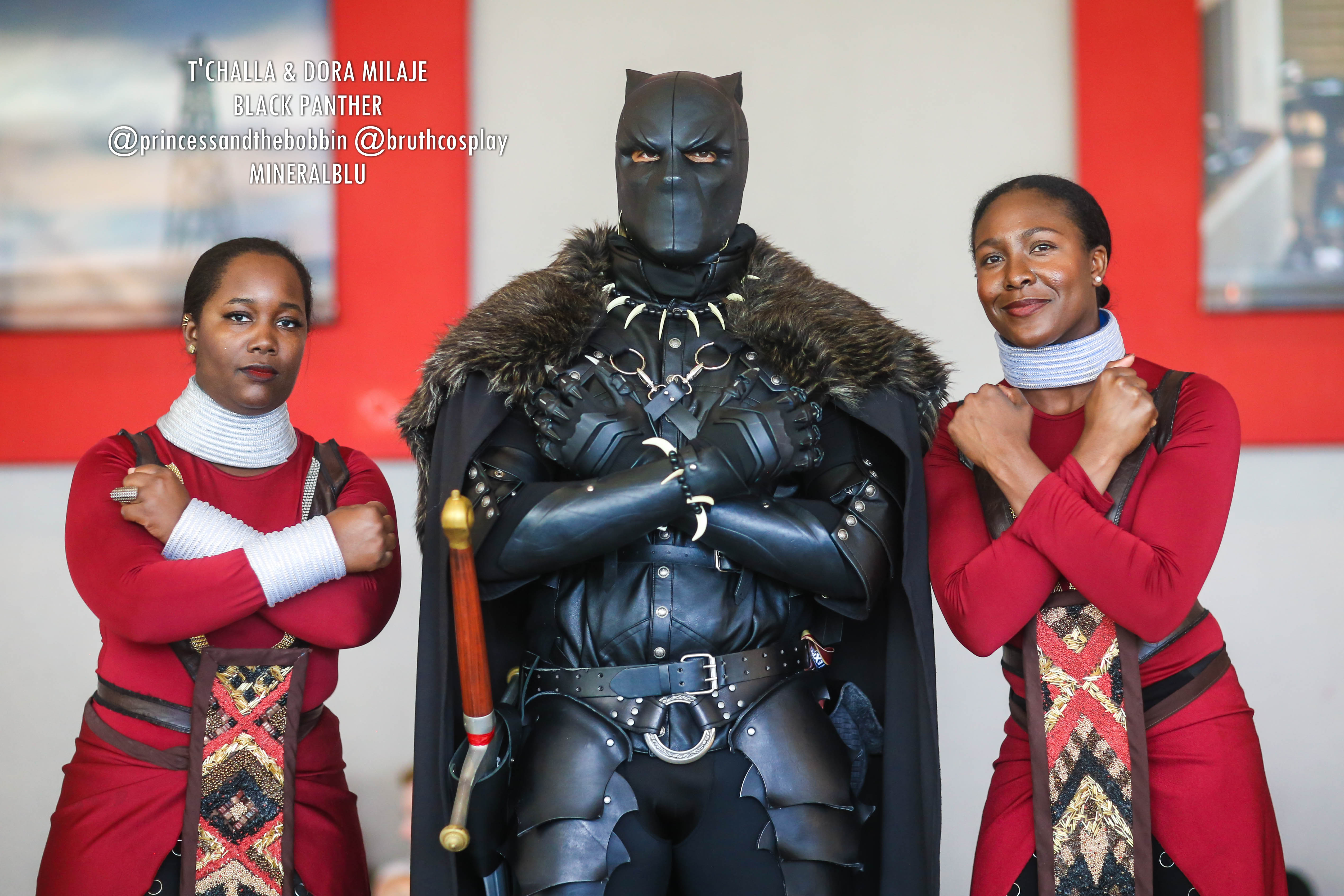 Fan Expo Dallas. Dora Milaje Cosplay. Kay Bailey Hutchison Convention Center. Fan cosplay